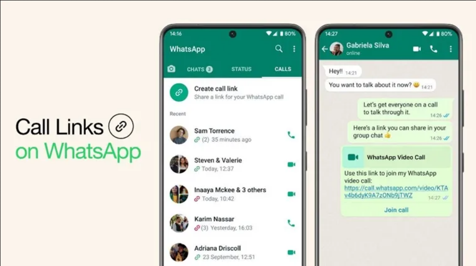 WhatsApp adds support for sharing ‘Call Links’, will support 32 users in video call